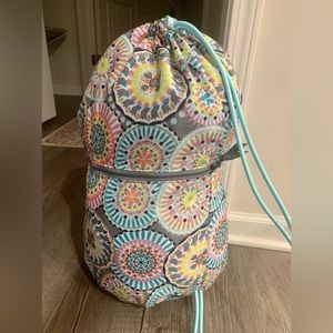 Vera Bradley Sunny Medallion expandable laundry bag